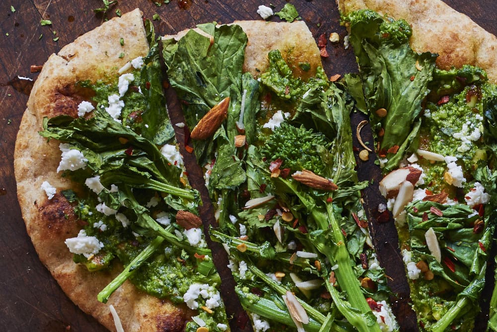 Andy Boy Broccoli Rabe Naan Flatbreads