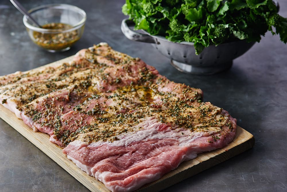 Porchetta Tacos Process