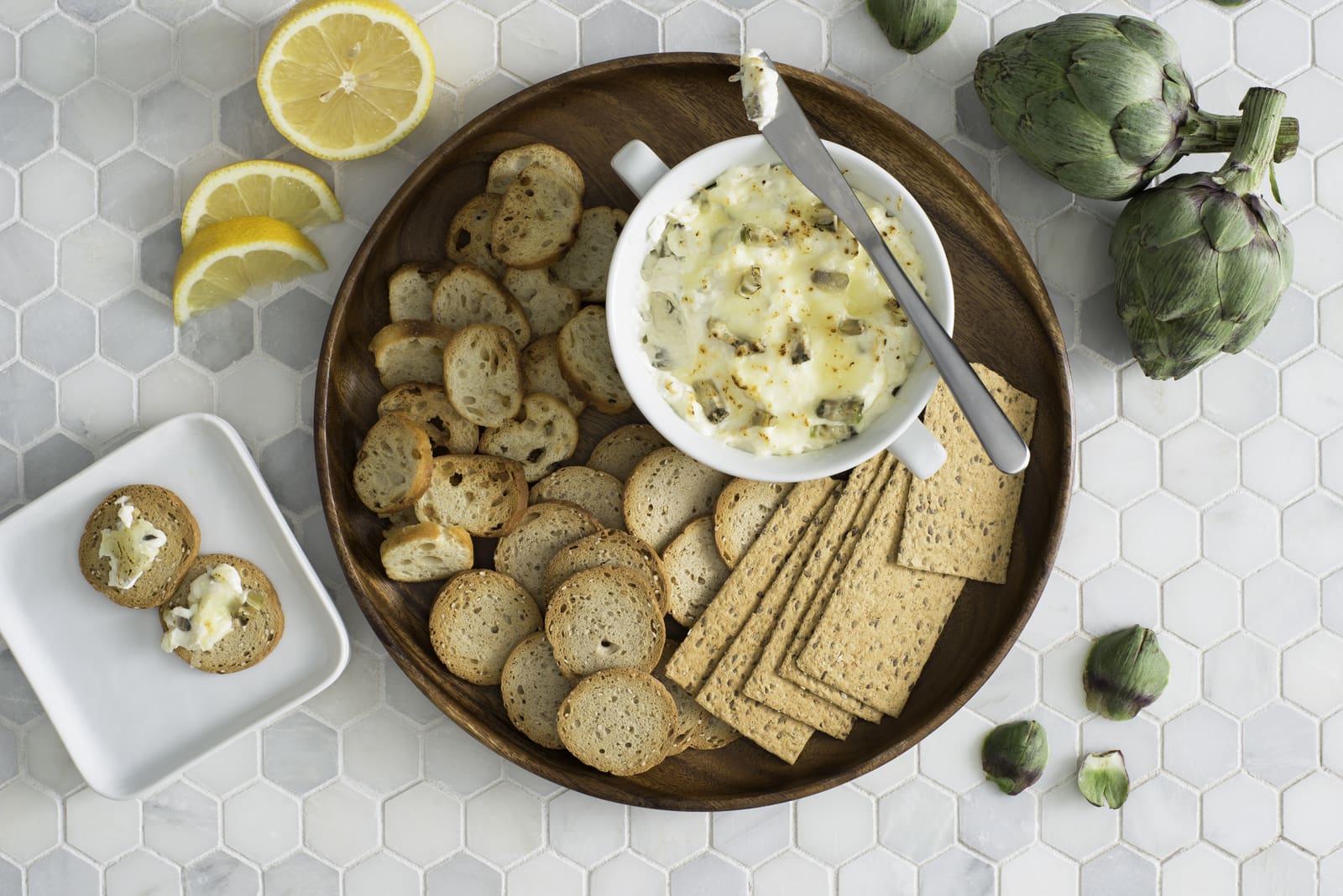 Roasted Artichoke and Asiago Dip