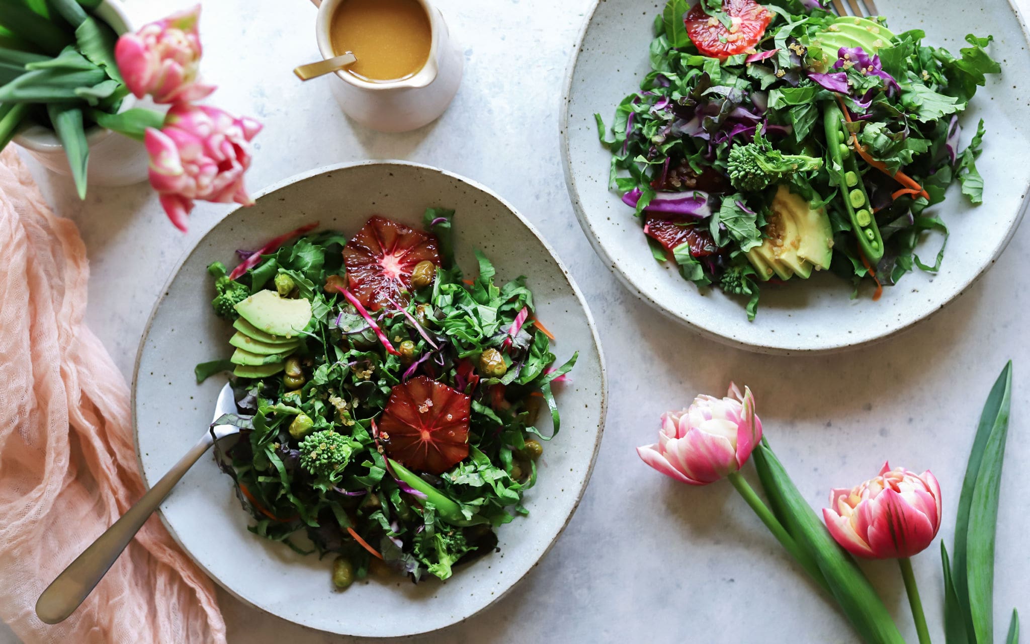 Rainbow Broccoli Rabe Power Salad