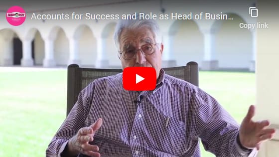 What Accounts For Your Success And Role As Head Of Business?